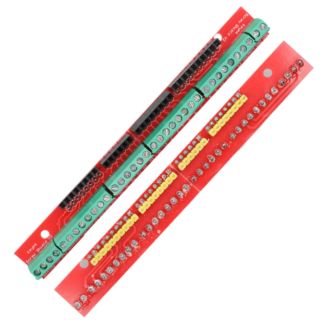 ARDUİNO UNO SCREW SHİELD V2 (KEYES) KLEMENSLİ GENİŞLETME KARTI