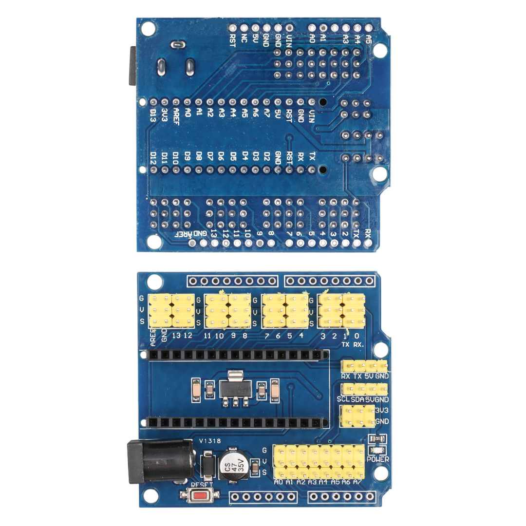 ARDUİNO UNO SENSOR SHİELD V4.0 (MAVİ) GENİŞLETME KARTI