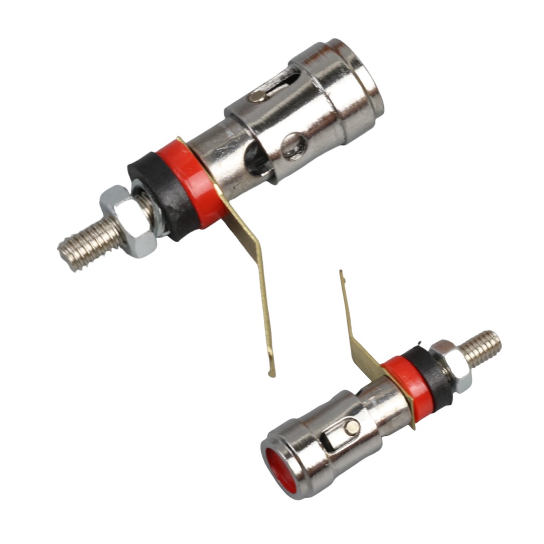 BASMALI BORN KLEMENS 32 MM 2'Lİ TAKIM (SİYAH+KIRMIZI) (IC-240E)