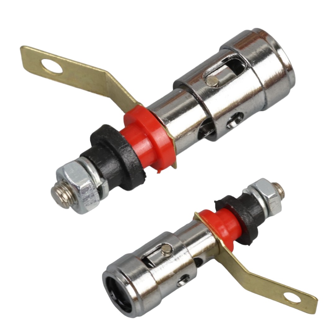 BASMALI BORN KLEMENS 39.5MM 2'Lİ TAKIM SİYAH+KIRMIZI (IC-240E)