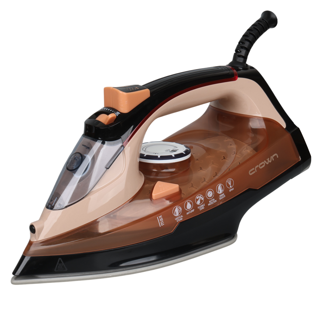 CROWN CRW-7206 2200W SERAMİK TABAN BUHARLI ÜTÜ ROSE