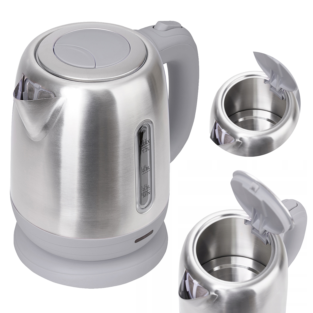 CROWN CRW-7211 1800W 1.8 LİTRE LÜKS ÇELİK SU ISITICI KETTLE İNOX