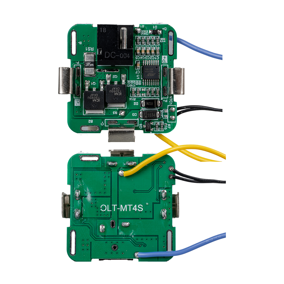 DALY BMS-23730 4S LİTYUM İYON MATKAP BATARYA ŞARJ DEŞARJ KORUMA MODÜLÜ KARTI DAHİLİ DC ŞARJ JACK GİRİŞLİ 16.8V