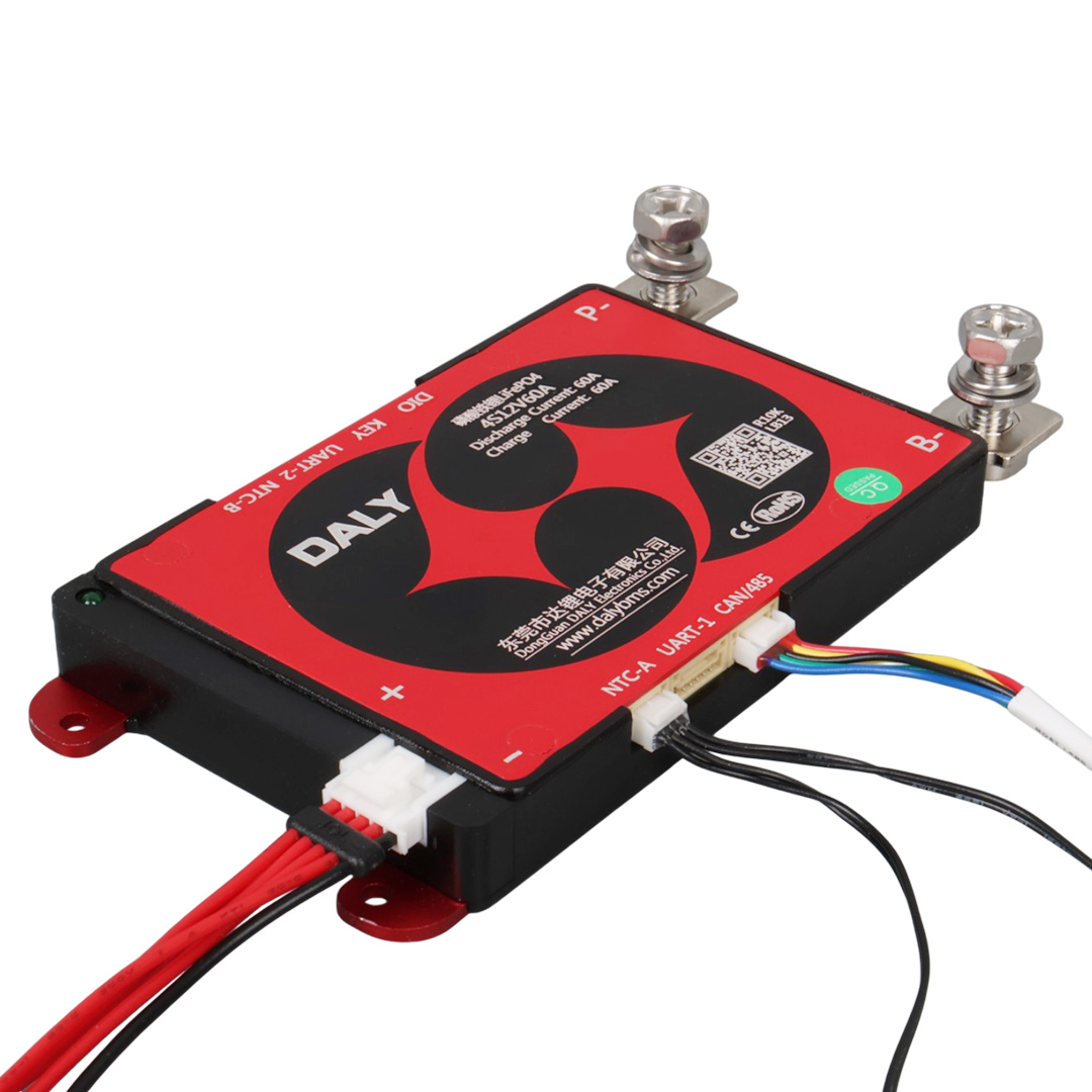 DALY LFP 4S 12V 60A SMART LİFEPO4 AKILLI BMS PİL KORUMA MODÜLÜ (NTC SICAKLIK SENSÖRLÜ, CAN/RS485/UART DESTEKLİ)