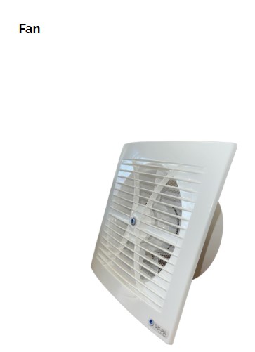 DE-PA 11150 Q150 150'LİK BANYO TUVALET ASPİRATÖR (15CM)