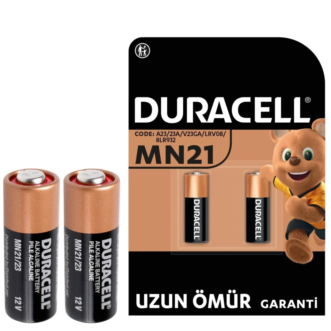 DURACELL 23A LİTYUM MN21 ALARM PİLİ (2'Lİ PAKET)