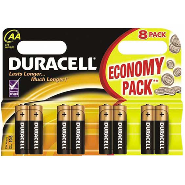 DURACELL AA KALEM PİL (8'Lİ PAKET FİYATI)