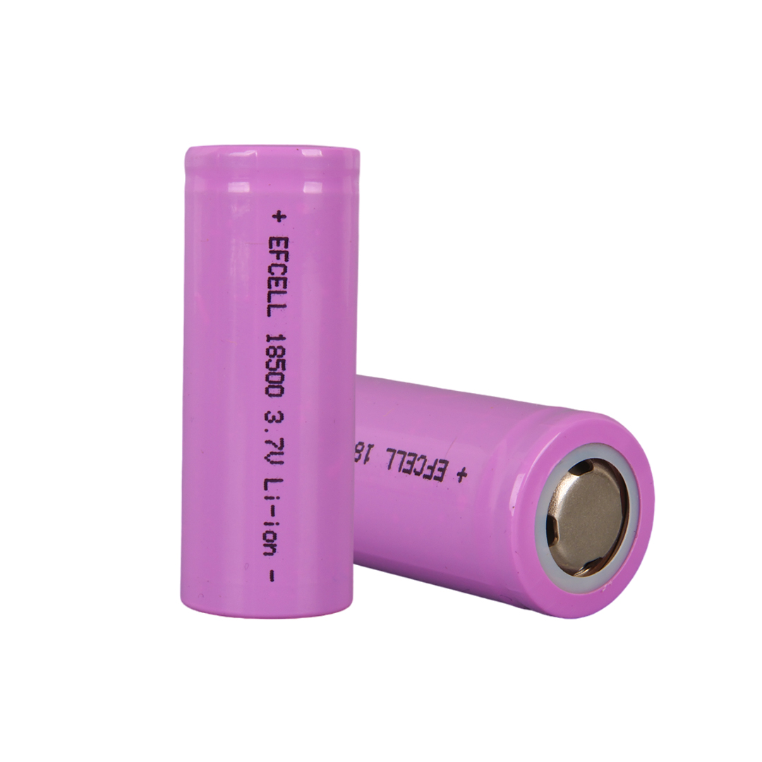 EFCELL 3.7 VOLT 1200 MAH LİTYUM LI-ION DÜZ KAFA 18500 PİL (BAŞLIKSIZ)