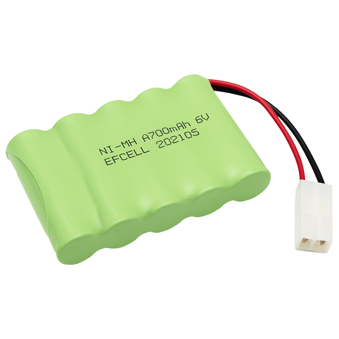 EFCELL EF-202105 6 VOLT 700MAH OYUNCAK 5'Lİ ARAÇ PİLİ SOKETLİ 71X50X15MM