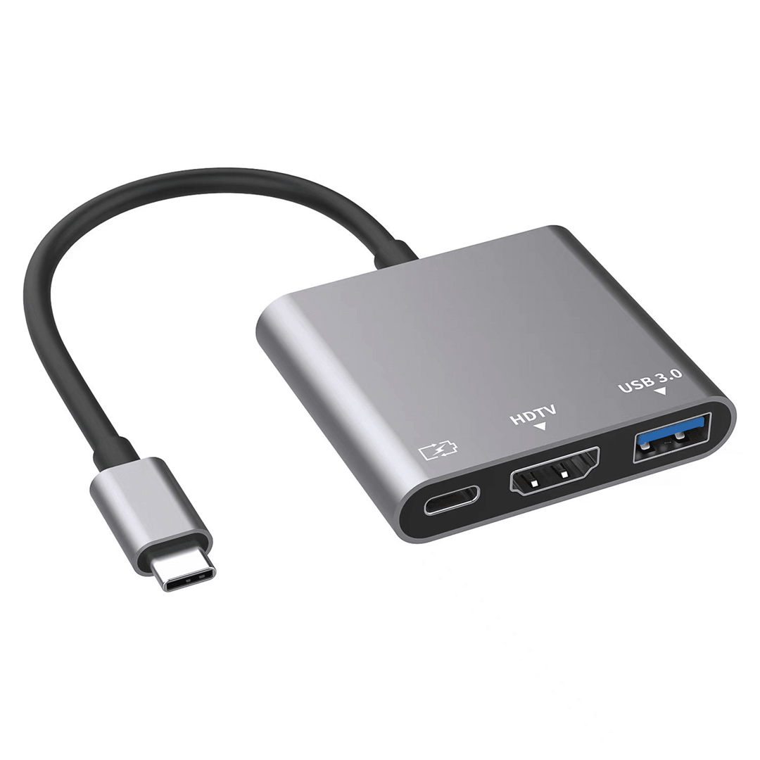 ENKADO EKD-TP43 TYPCE-C TO 3 İN1  HDMI+PD+USB 3.0 ADAPTÖR