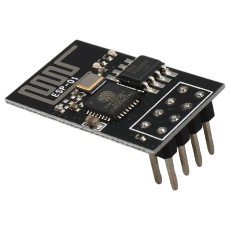 ESPRESSİF ESP-01S Wİ-Fİ SERİ TRANSCEİVER MODÜLÜ - 1MB FLAŞ BELLEKLİ KABLOSUZ HABERLEŞME KARTI