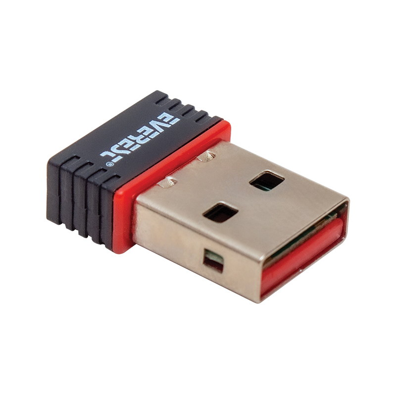 EVEREST EWN-760N 150 MBPS 2.4GHZ MT7601 CHİPSEP WİFİ USB KABLOSUZ ADAPTÖR (IPTV UYDU ALICI UYUMLU)