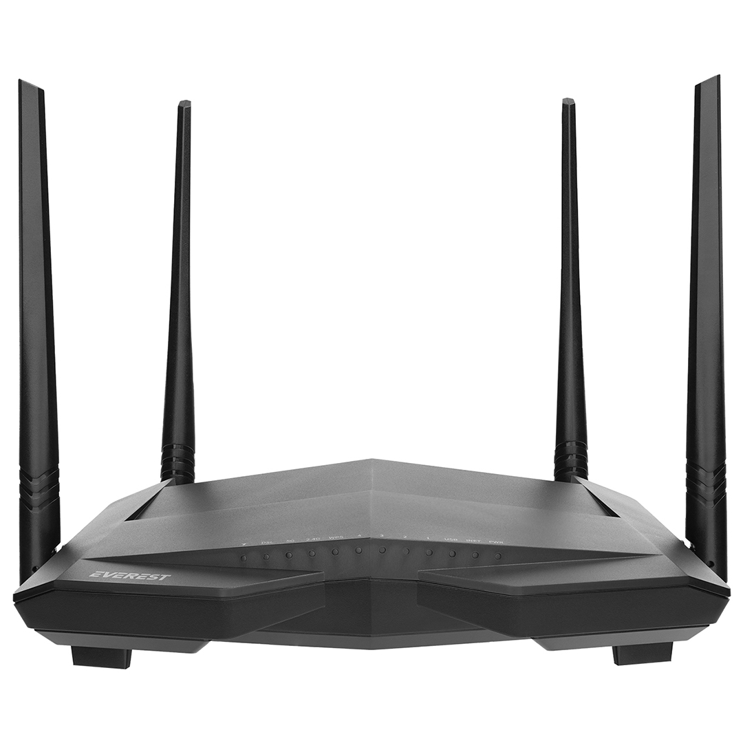 EVEREST SG-V1200 AC1200 DUALBAND WIFI GIGABIT VDSL2/ADSL 4X5DBI MODEM ROUTER