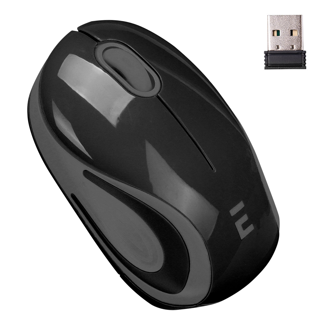 EVEREST SMW-555 USB SİYAH / GÜMÜŞ 2.4GHZ 1200 DPI OPTİK KABLOSUZ MOUSE