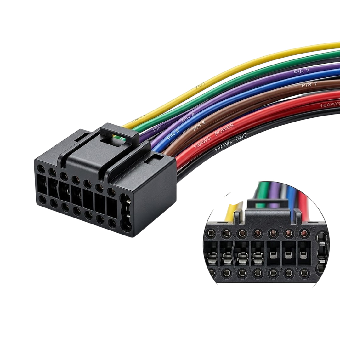 FULLY G-522A KENWOOD TİP OTO TEYP BAĞLANTI SOKETİ