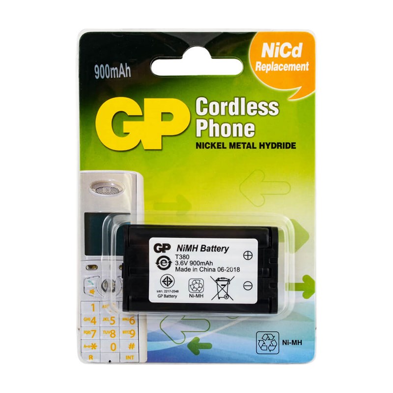 GP T380 3.6 VOLT 900 MAH TELSİZ TELEFON PİLİ