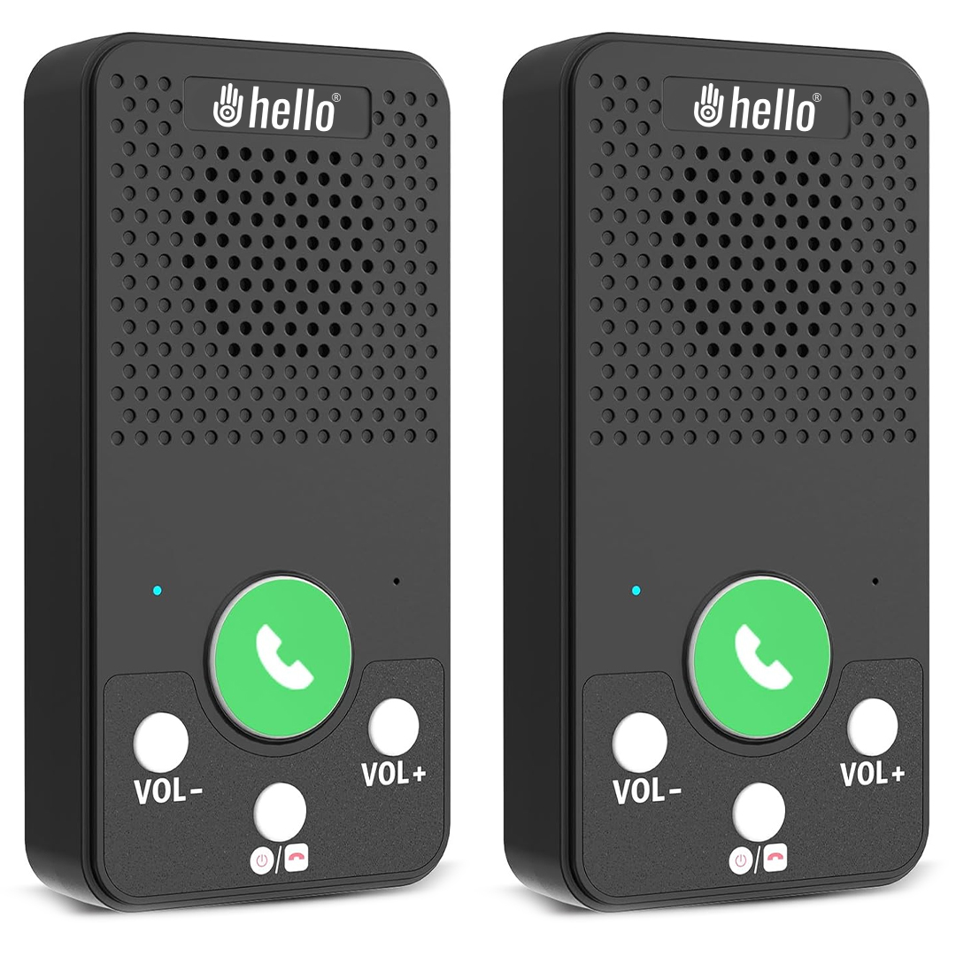 HELLO D10A 1000 MAH ŞARJLI INTERCOM KAPALI DEVRE KONUŞMA SİSTEMİ