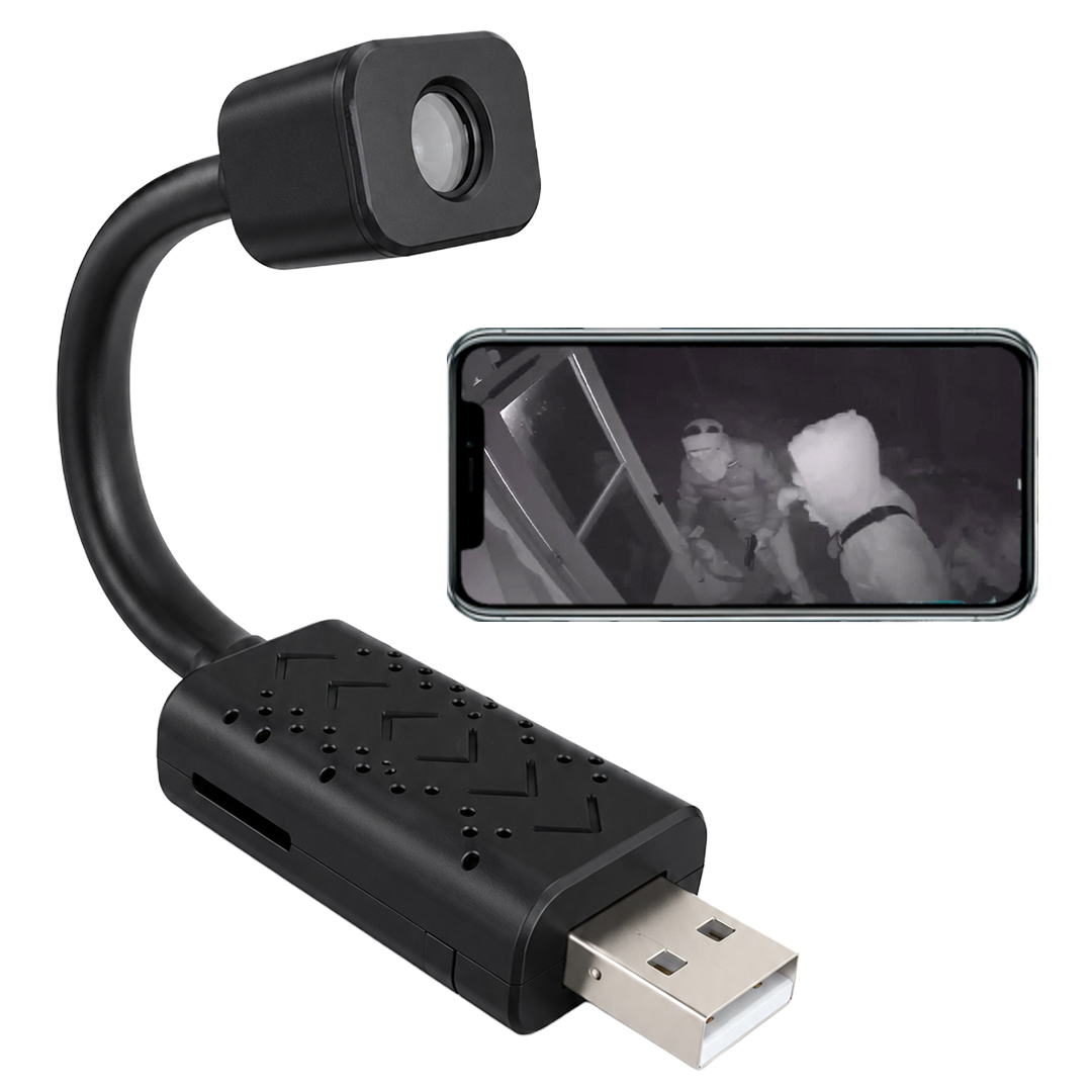HELLO HL-37822 KABLOSUZ MİNİ Wİ-Fİ GECE GÖRÜŞLÜ AKILLI GÜVENLİK KAMERASI TAŞINABİLİR USB