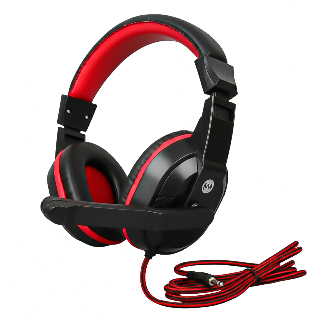 HELLO HL-5351 3.5MM STEREO KABLOLU LEDLİ MİKROFONLU SİYAH OYUNCU KULAKLIK