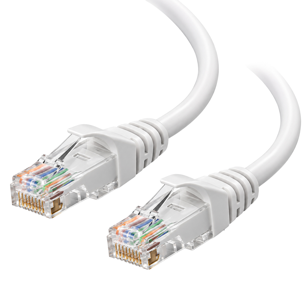 HERZ CAT6 BEYAZ 20 METRE RJ45 PATCH NETWORK ETHERNET İNTERNET KABLOSU