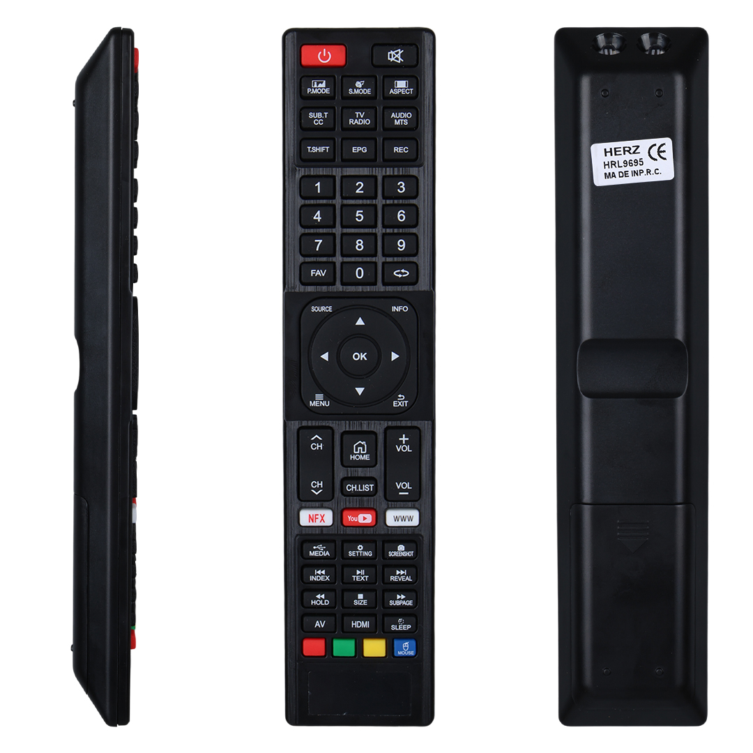 HERZ KL AWOX * ROSE * TELENOVA * SKYTECH NETFLIX-YOUTUBE TUŞLU LCD - LED TV KUMANDASI HRL9695