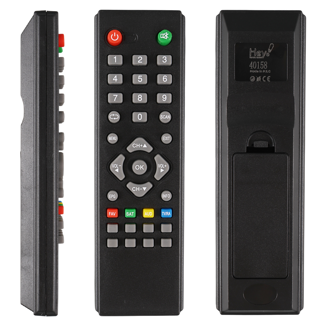 HEY KR DIGILINE DG-105 MİNİX*ROWELL 9PIC TUŞLU EPGLİ UYDU KUMANDASI (40158=5732)