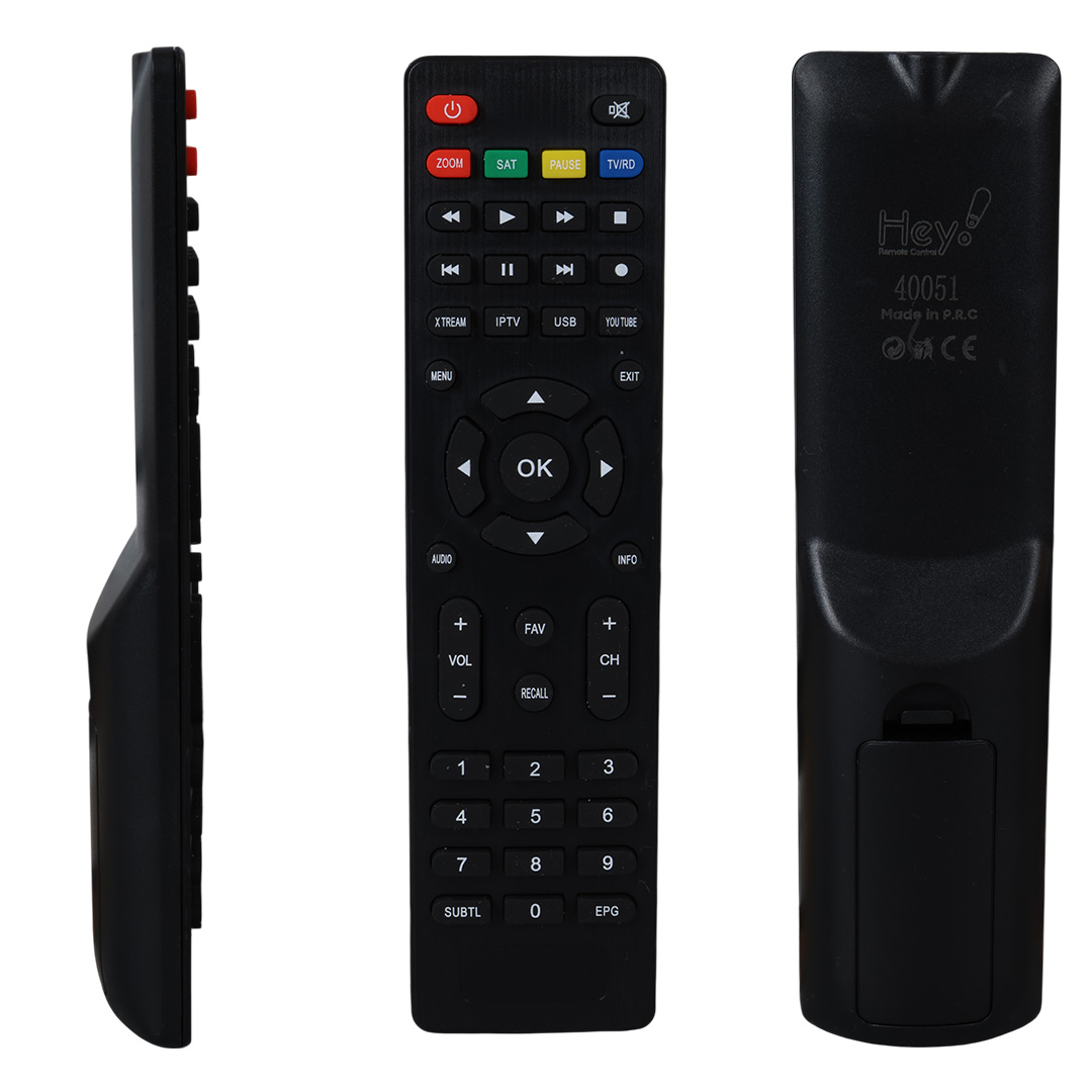 HEY KR REDLINE TS-100 HD VE T SERİSİ XTREAM TUŞLU HD UYDU KUMANDA