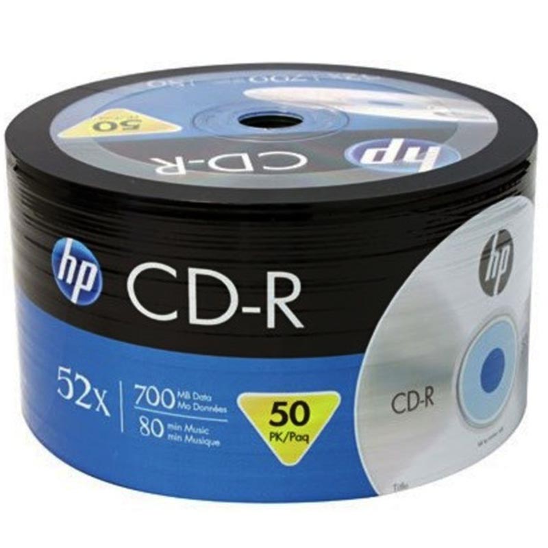 HP CRE00070-3 CD-R 700 MB 52X 50'Lİ PAKET FİYAT