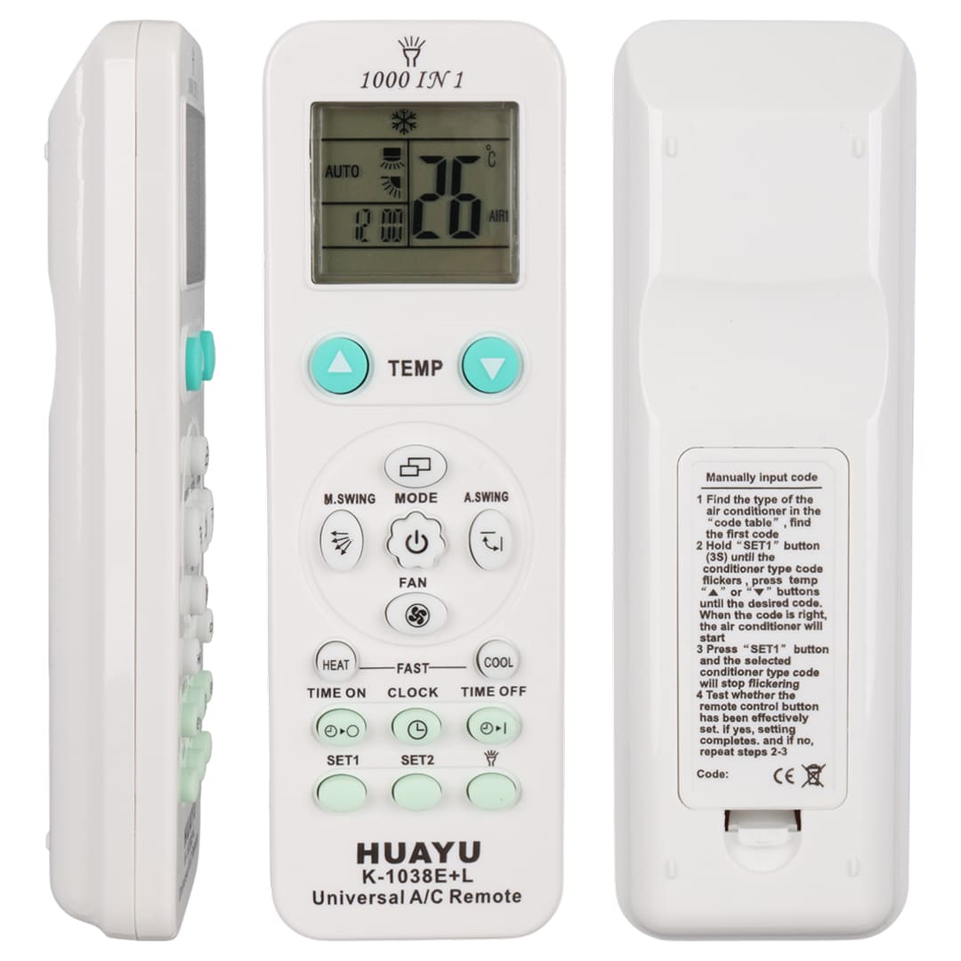 HUAYU KK K-1038E+L  1000 IN 1 UNIVERSAL KLİMA AKILLI KUMANDA (33368=3728)
