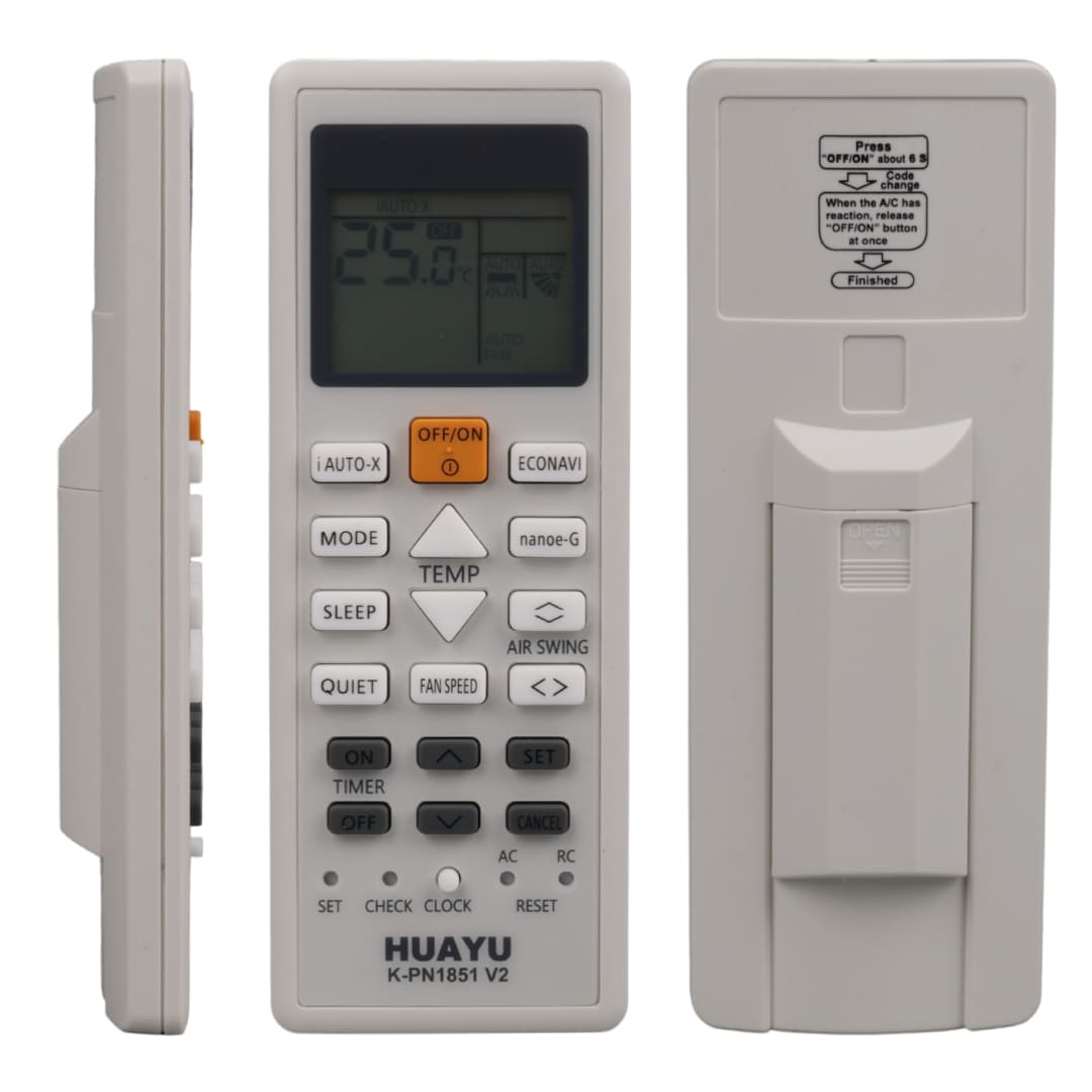 HUAYU KK K-PN1851 V2 UNIVERSAL PANASONIC KLİMA KUMANDASI