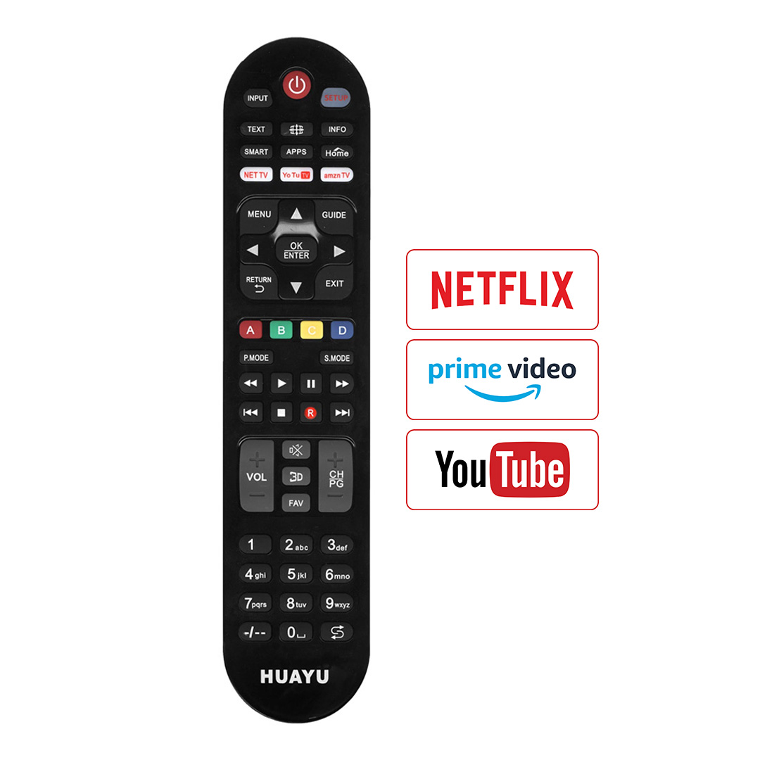 HUAYU KL URC1517 NETFLIX-YOUTUBE-AMAZON TUŞLU LCD LED TV UNIVERSAL KUMANDA