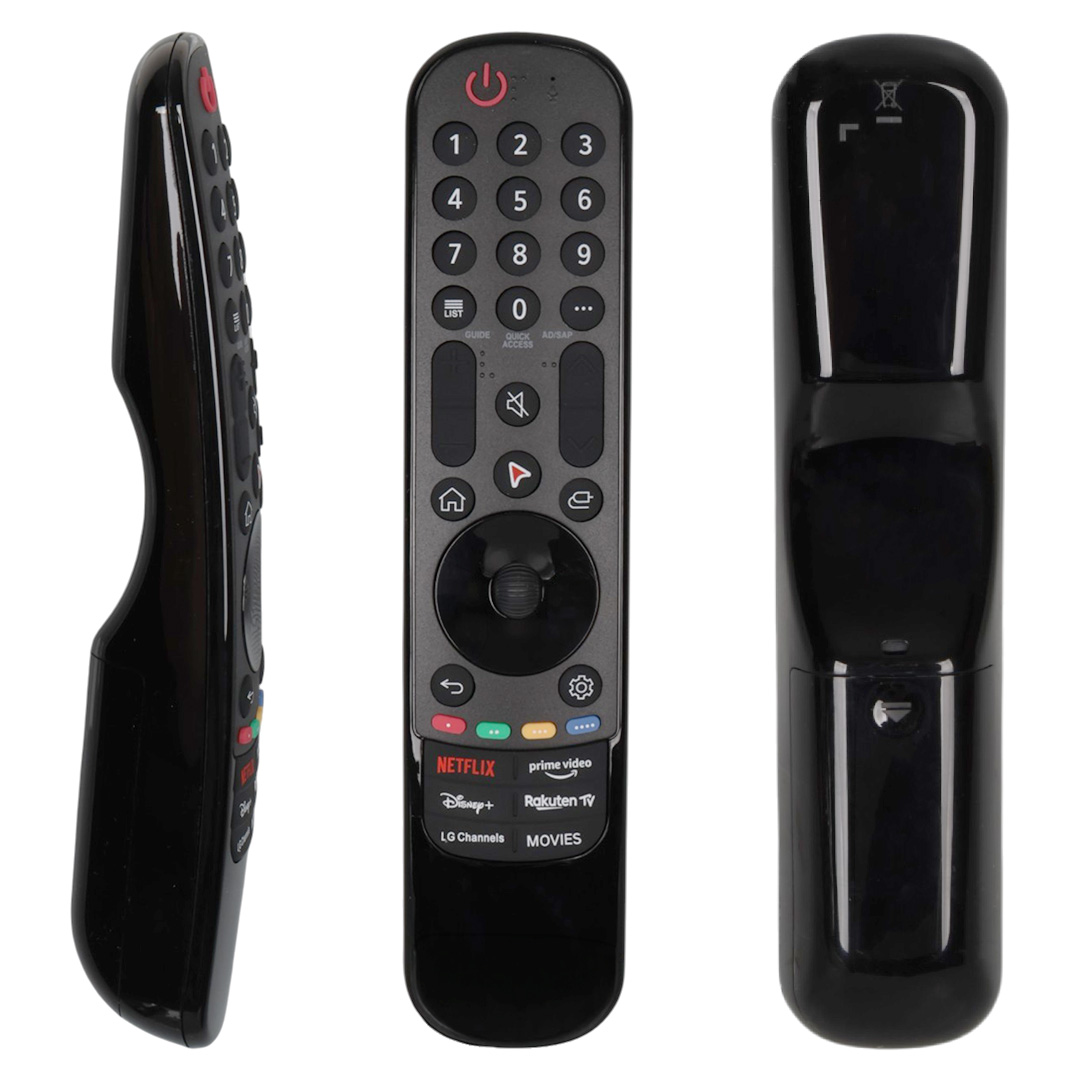 HUAYU LG MR21GA-MOUSE AKB74855401 NETFLİX-RAKUTEN-PRİME VİDEO-MOVİES TUŞLU AIR MOUSE SİHİRLİ KUMANDA
