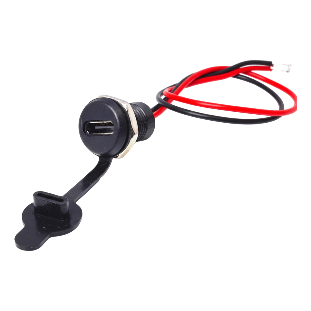 IC-266T-1 PANO TİP TYPE-C ŞASE DİŞİ 2P ŞARJ BAĞLANTI MODÜLÜ