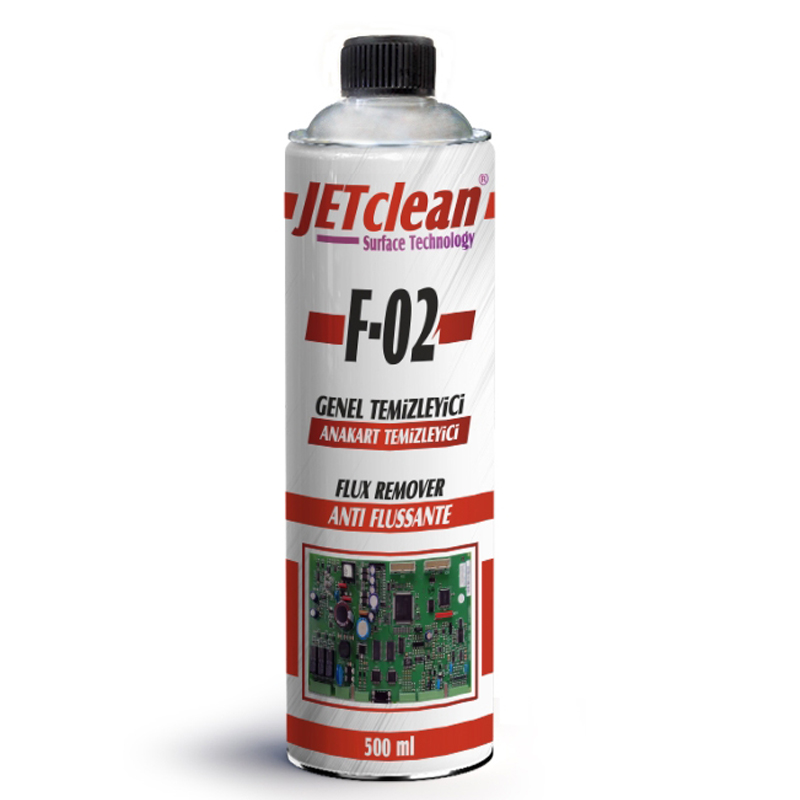 JETCLEAN F-02 500 ML FLUX ANAKART TEMİZLEME SIVISI