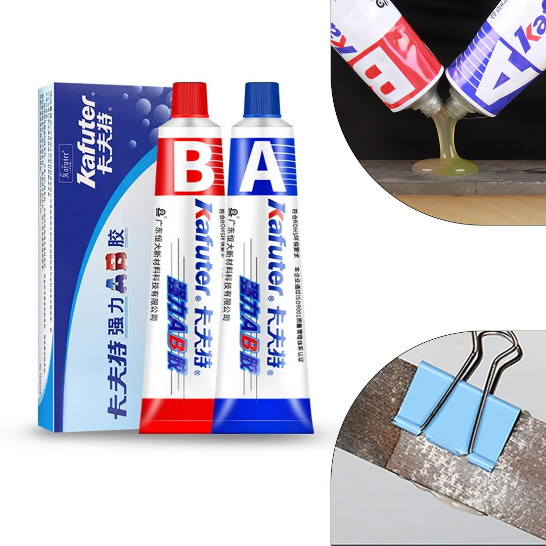 KAFUTER GÜÇLÜ AB ÇOK AMAÇLI EPOKSİ ÇELİK-AHŞAP-METAL-ALÜMİNYUM YAPIŞTIRICISI 16 GR.