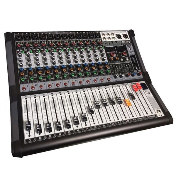 KÖNİG K-12 P1000 2X500 WATT 12 KANAL BT POWER MİXER