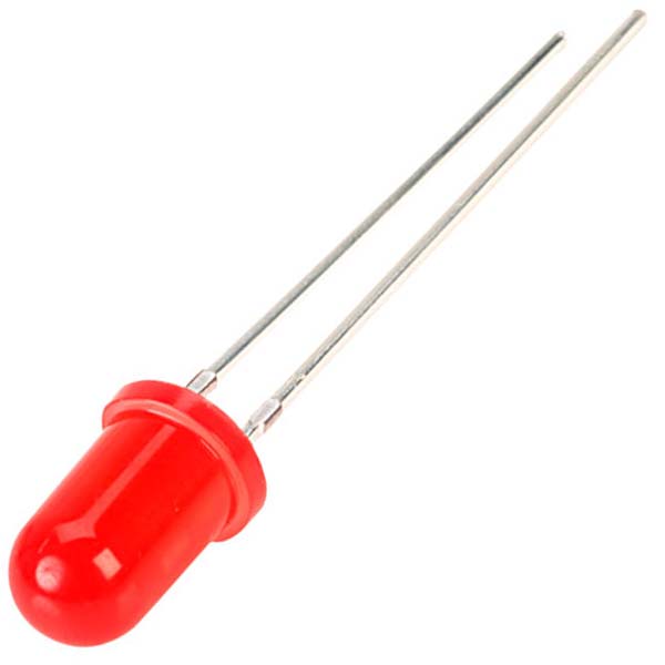 LED KIRMIZI 5MM MAT KIRMIZI MERCEKLİ (29=462)