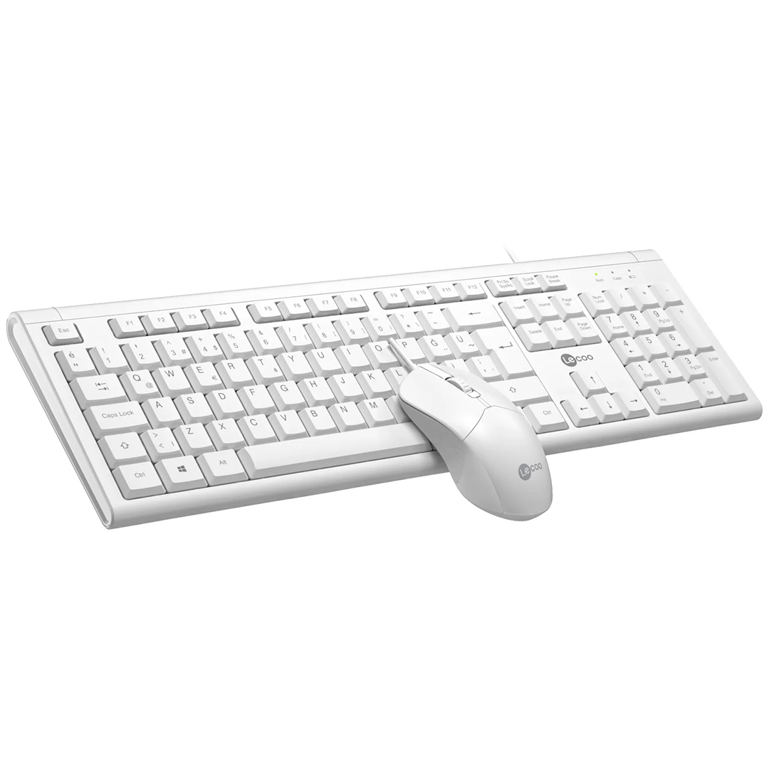 LENOVO LECOO CM101 USB KABLOLU BEYAZ Q KLAVYE & MOUSE SET