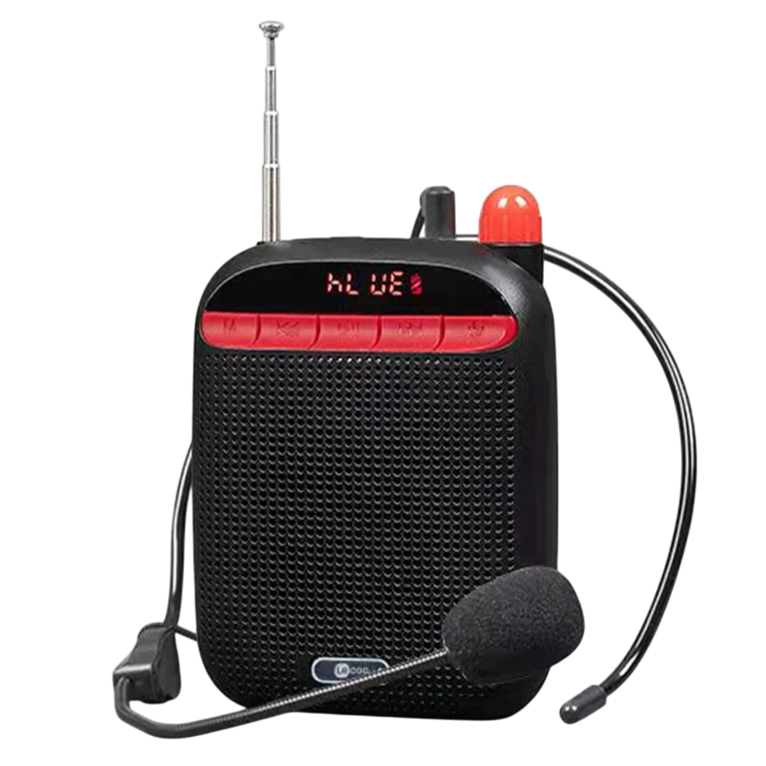 LENOVO LECOO MCS30-BK SİYAH KABLOSUZ ÇİFT MİKROFON BLUETOOTH/USB/AUX/SD GİRİŞ TAŞINABİLİR HOPARLÖR