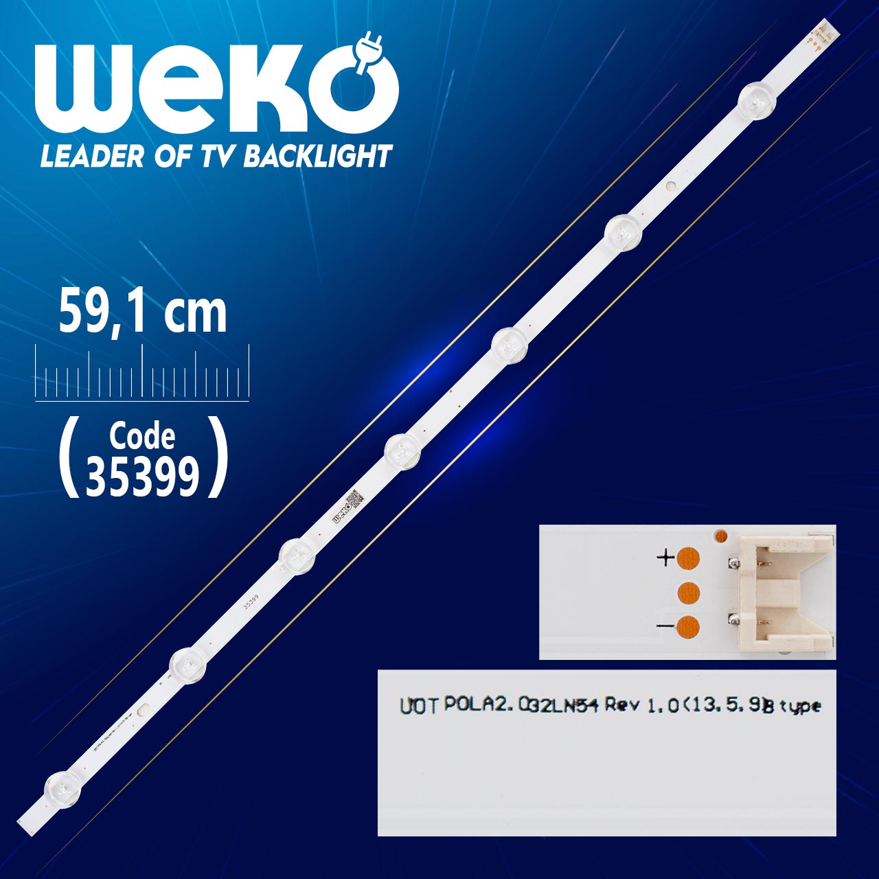 LG INNOTEK POLA2.0 32" B TYPE REV0.0 - 59.1 CM 7 LEDLİ - (WK-309)