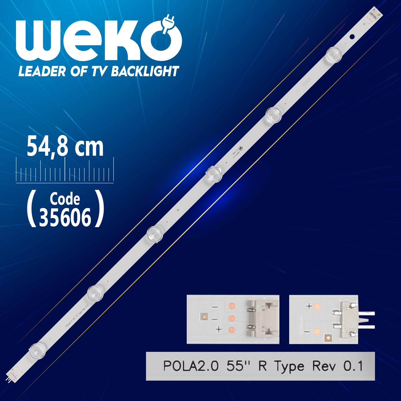 LG INNOTEK POLA2.0 55" R-TYPE REV 0.1 - 6 LEDLİ 54.8 CM - (WK-307)