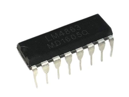 LM 4863 DIP-16 ENTEGRE DEVRE