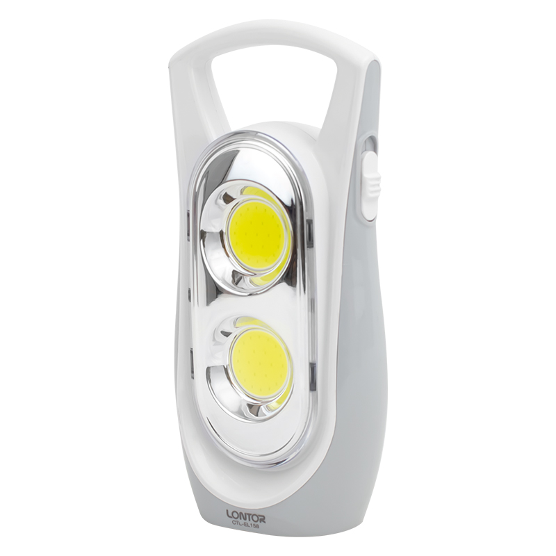 LONTOR CTL-EL158 İKİ KADEMELİ 2 COB LED'İ ŞARJLI IŞILDAK