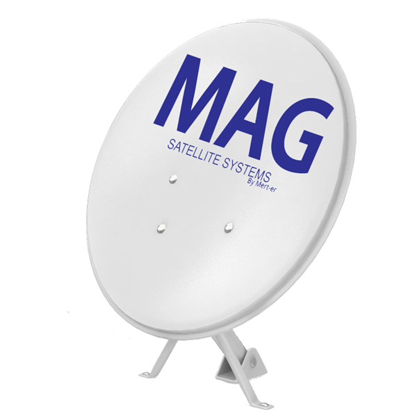 MAG 70 CM OFSET BEYAZ  0.50MM ÇANAK ANTEN (KÜÇÜK MOUNT)(10'LU PAKET)