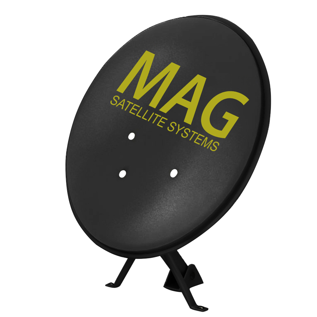 MAG 70 CM OFSET SİYAH 0.50MM ÇANAK ANTEN (KÜÇÜK MOUNT)(10'LU PAKET)