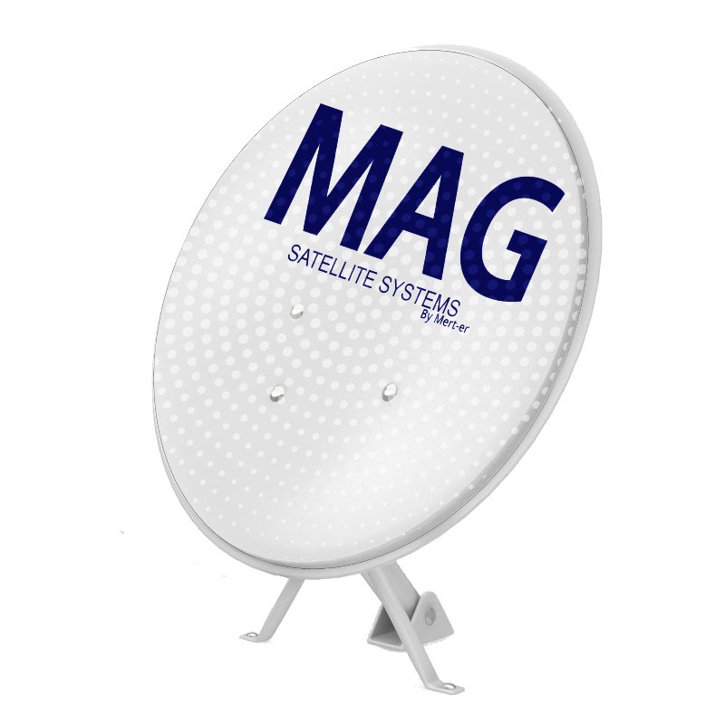 MAG 80 CM BM 0.60 MM DELİKLİ BEYAZ OFSET ÇANAK ANTEN (BÜYÜK MOUNT)(10'LU PAKET)