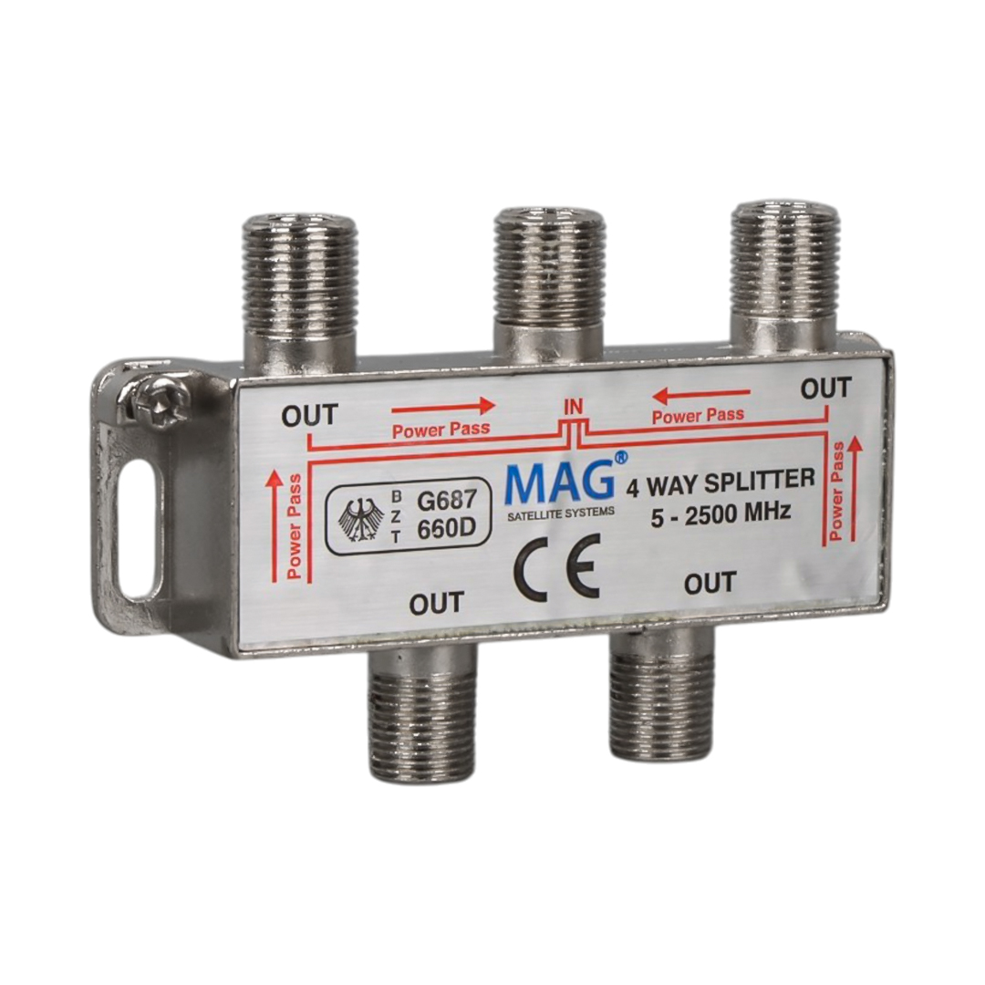 MAG MG-1507 5-2500 MHZ 1/4 SPLİTTER UYDU ANTEN SİNYAL DAĞITICI
