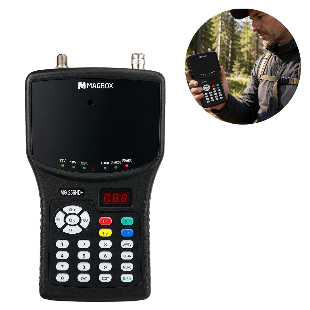 MAGBOX MG-256HD+ 4.3" İNÇ SPEKTRUMLU UYDU YÖN BULUCU