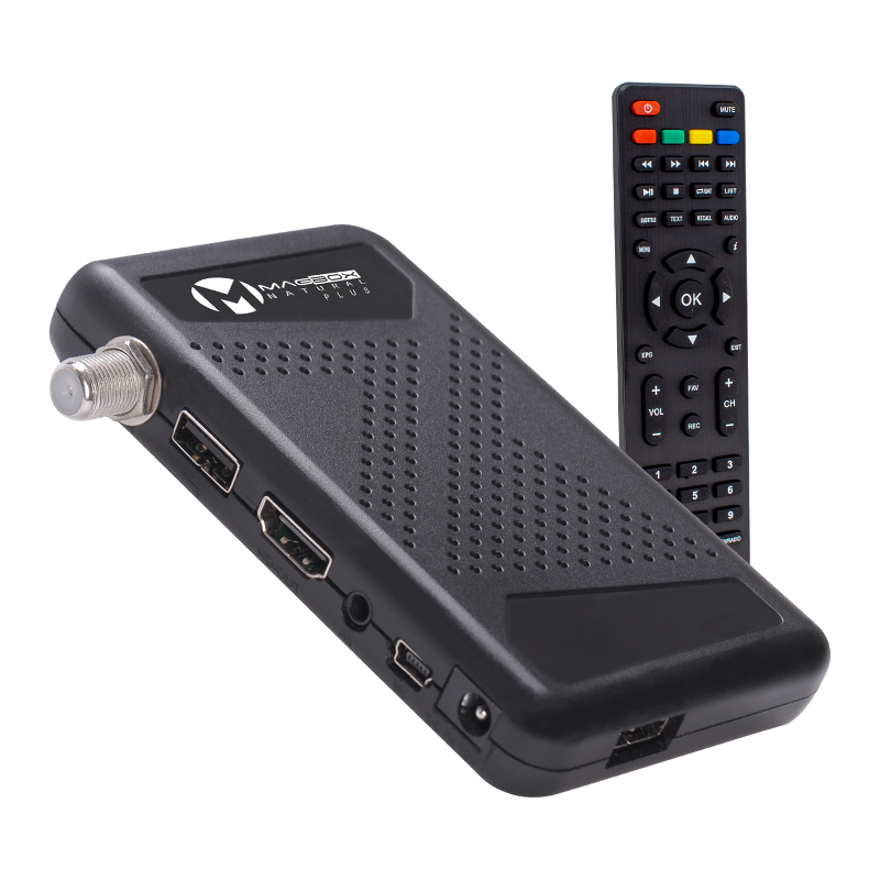 MAGBOX NATURAL PLUS TKGS'Lİ + YOUTUBE'LU FULL HD + USB MİNİ HD UYDU ALICISI (TRT BANDROLLÜ)