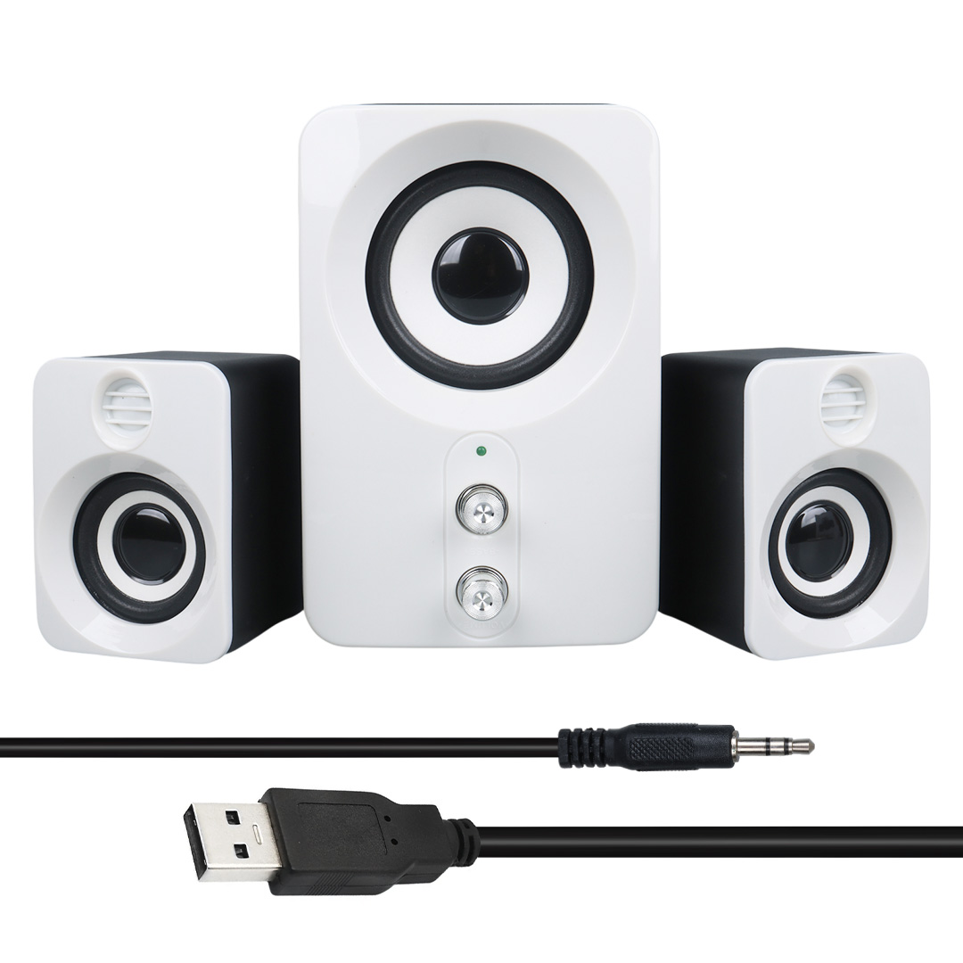 MAGİCVOİCE FT-10 2+1 3X3 WATT AUX MULTİMEDİA SETİ USB SPEAKER - HOPARLÖR